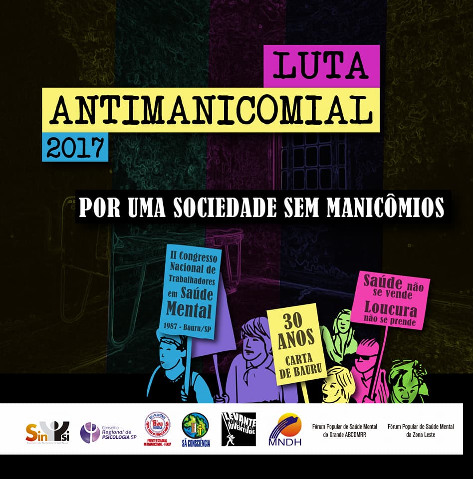 Dia Nacional da Luta Antimanicomial: Fenapsi lembra 30 anos da Carta de Bauru e reforça o embate pelo fim dos manicômios