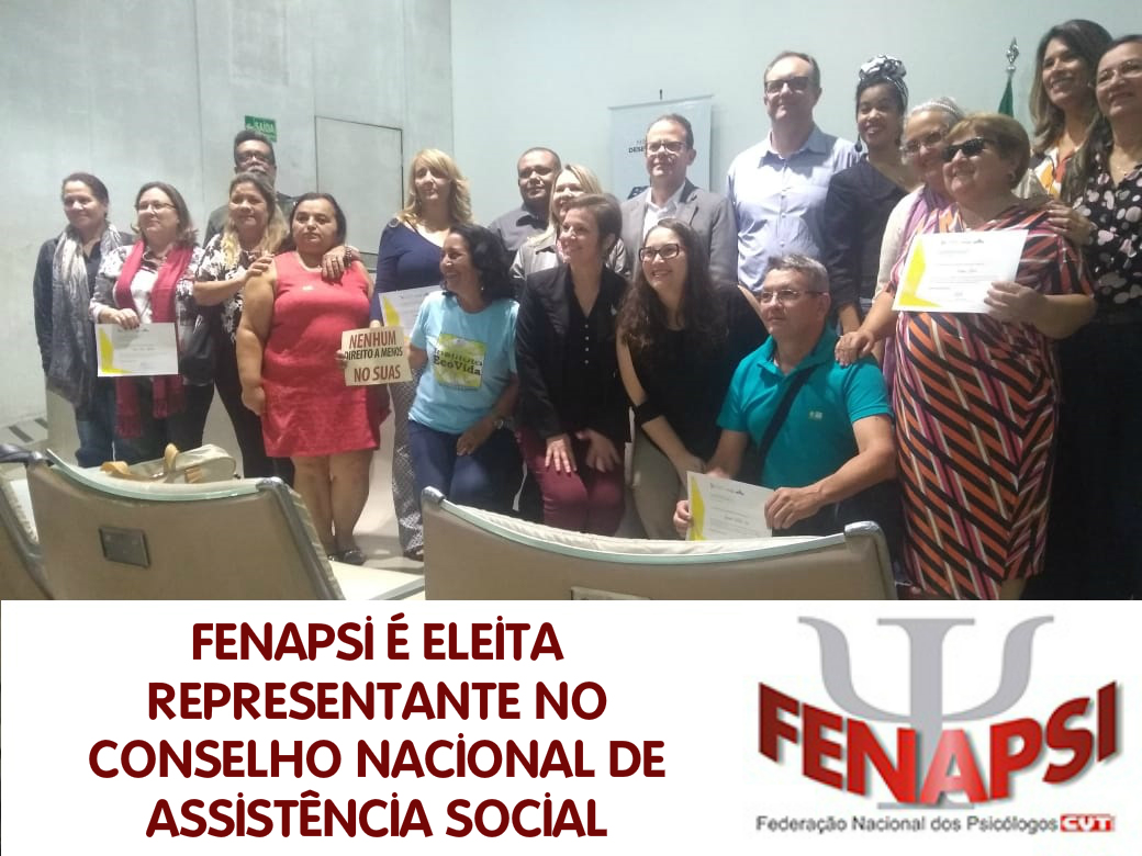 Diretora da Federação Vânia Maria Machado é empossada como conselheira do CNAS