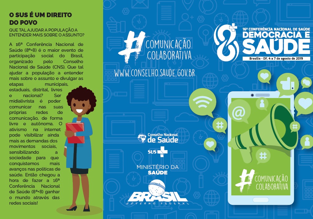 Participe da comunicação colaborativa da 16ª Conferência Nacional de Saúde