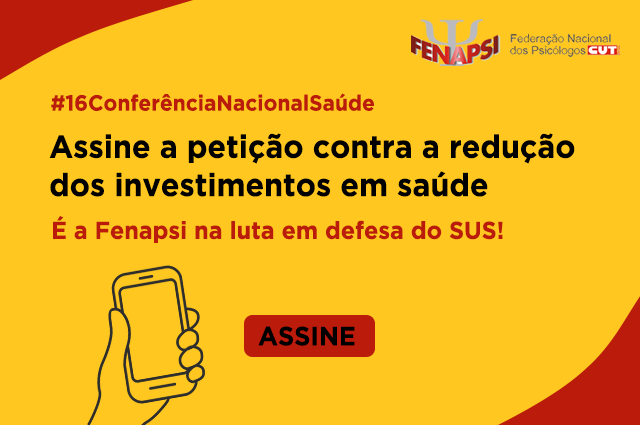 Rumo à 16ª Conferência Nacional de Saúde e em defesa do SUS!